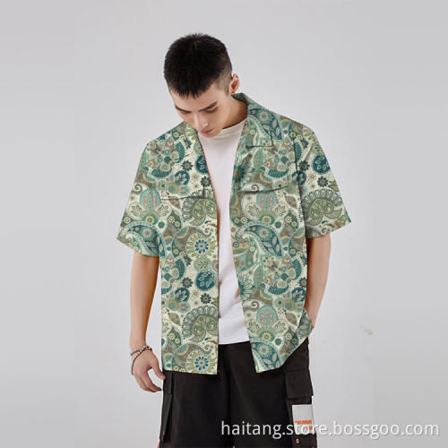 Printed Shirt Fabric Fine Denier Polyester Calico Cloth
